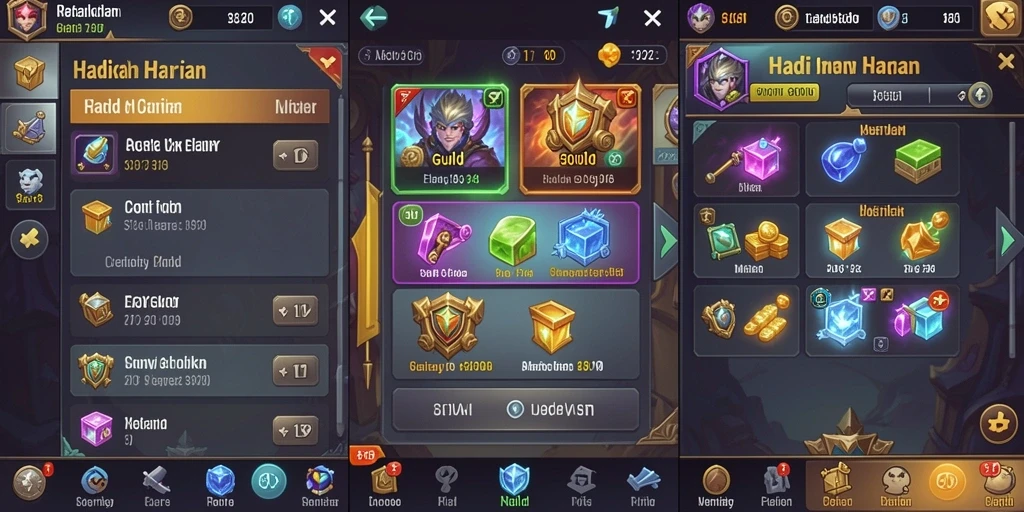 Tampilan antarmuka yang modern dan responsif.