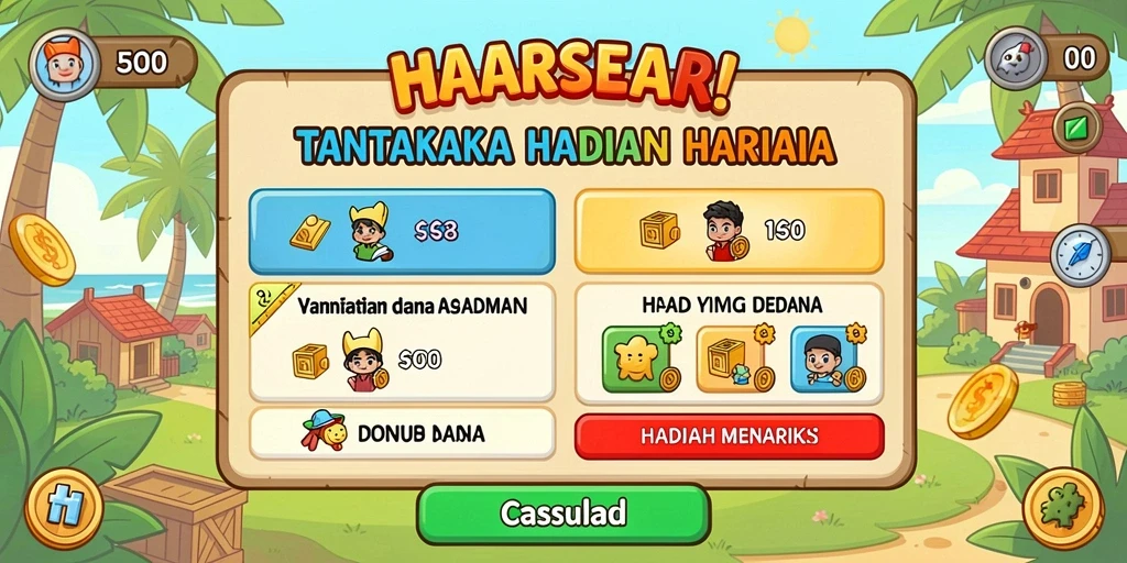Tampilan antarmuka yang menarik dan intuitif.