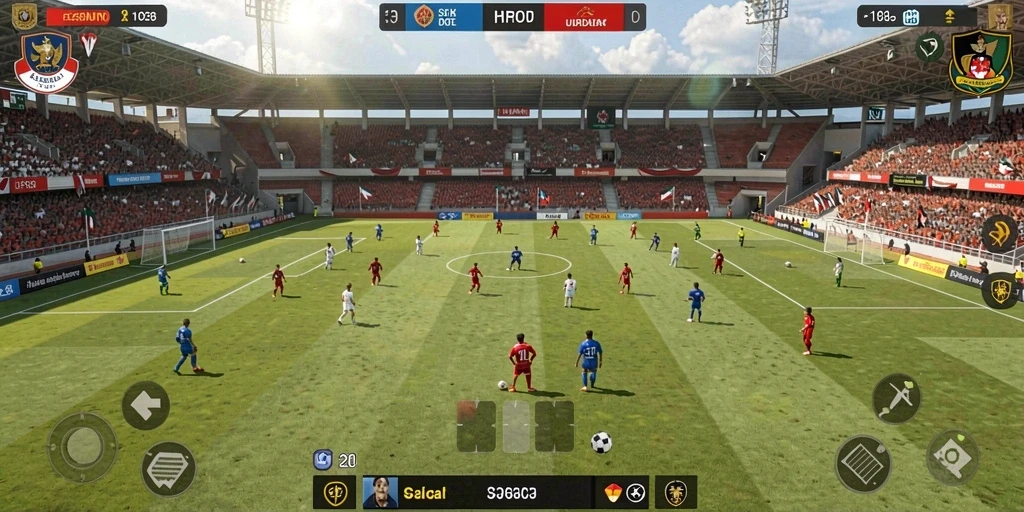 Tangkapan layar menampilkan layar utama permainan dengan pilihan level yang menarik.