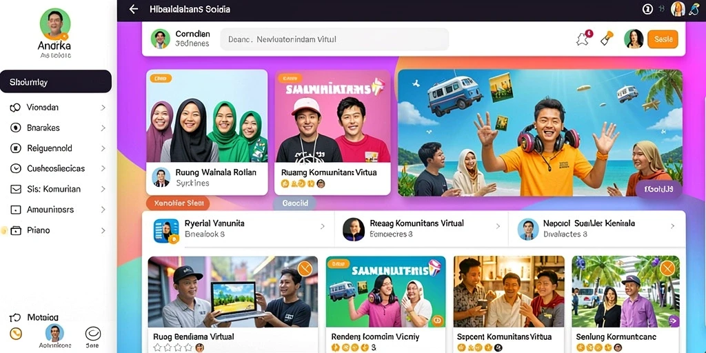 Tampilan antarmuka yang menarik dan user-friendly.