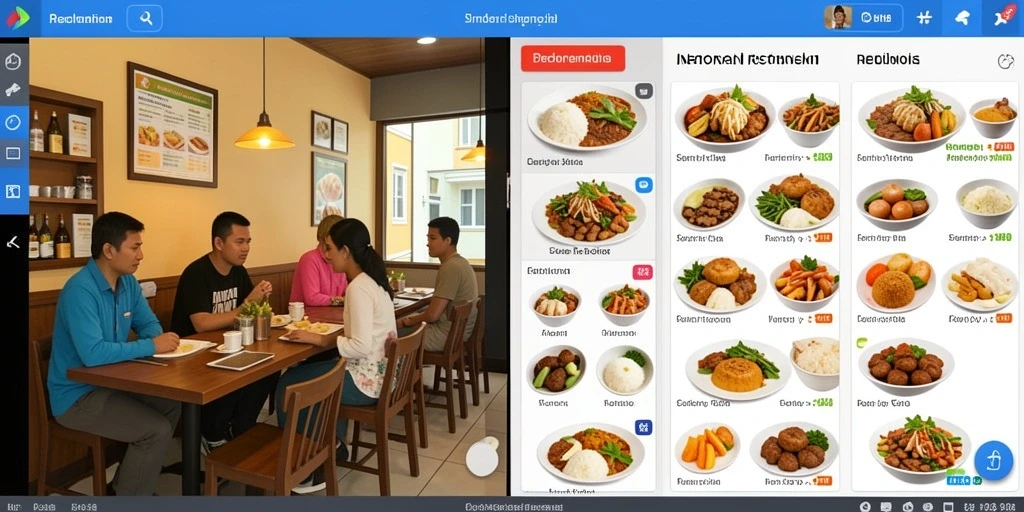 Tampilan antarmuka INDORP yang modern dan mudah dinavigasi.