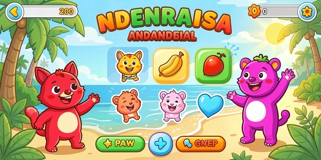 Tampilan interface KATAWIN yang menarik dan mudah dipahami.