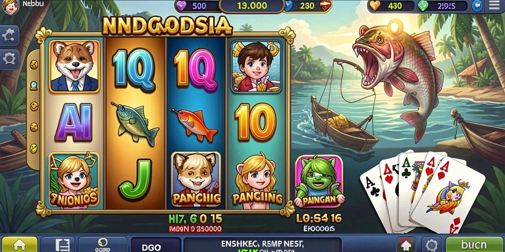 Tampilan grafis yang memukau dan berwarna.