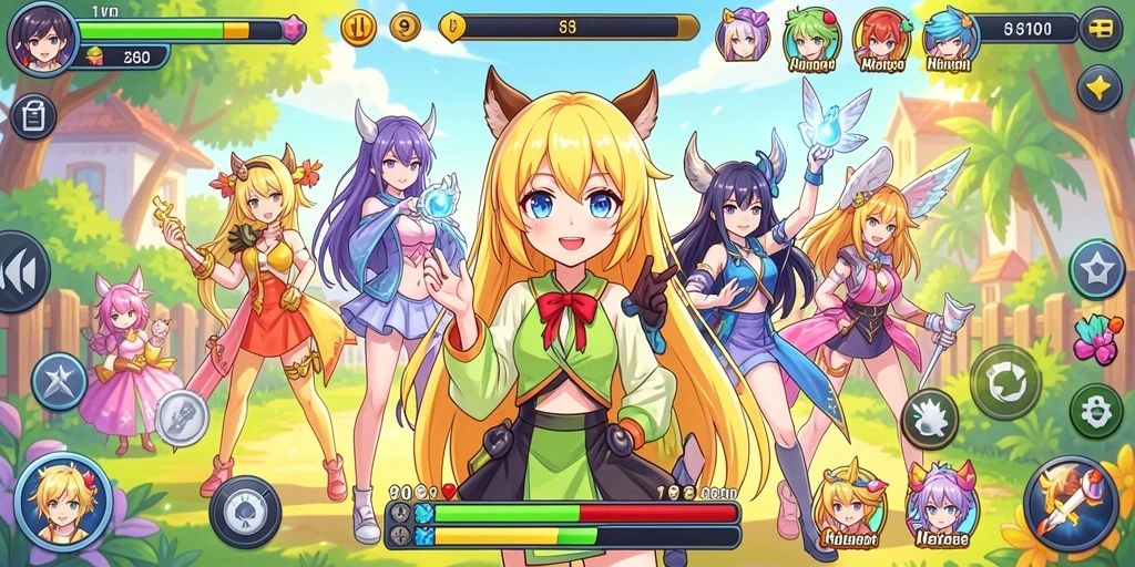 Tampilan permainan slot yang menarik dan penuh warna.