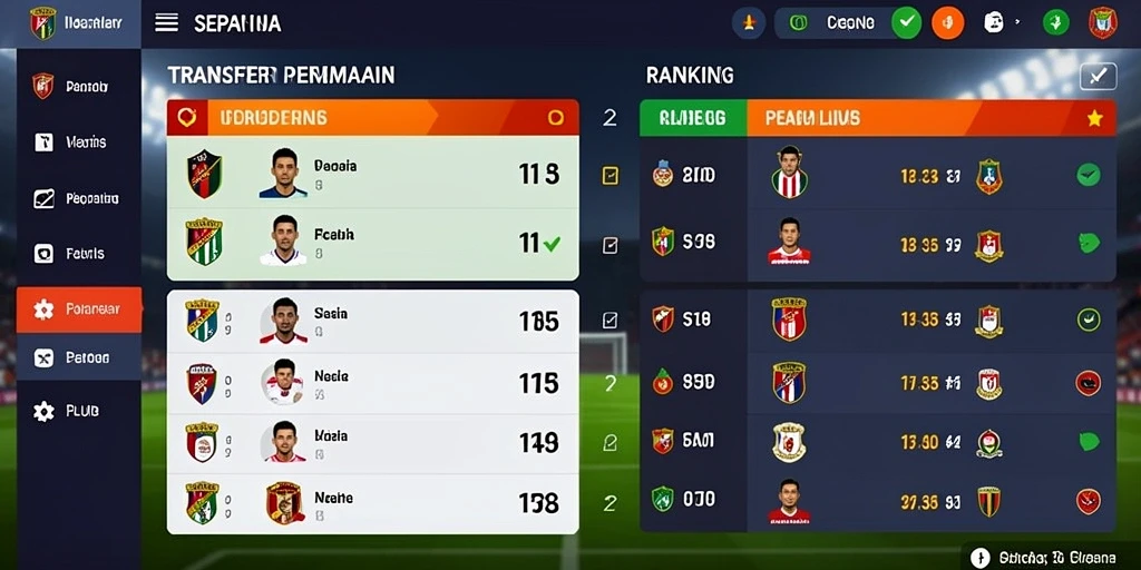 Screenshot menunjukkan tampilan antarmuka permainan utama.