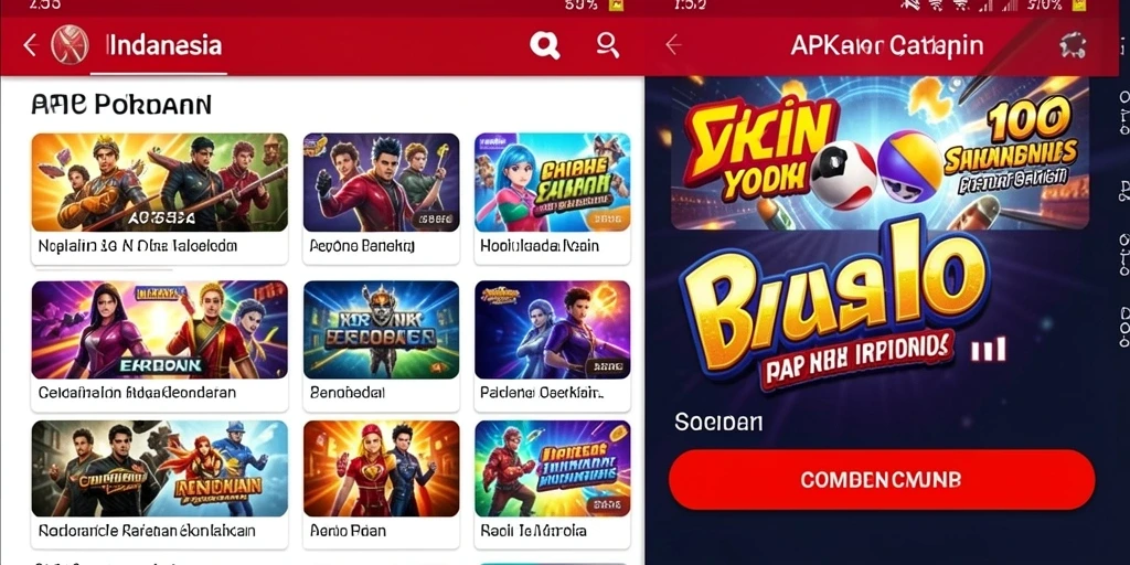 Tampilan antarmuka yang intuitif dan menarik.